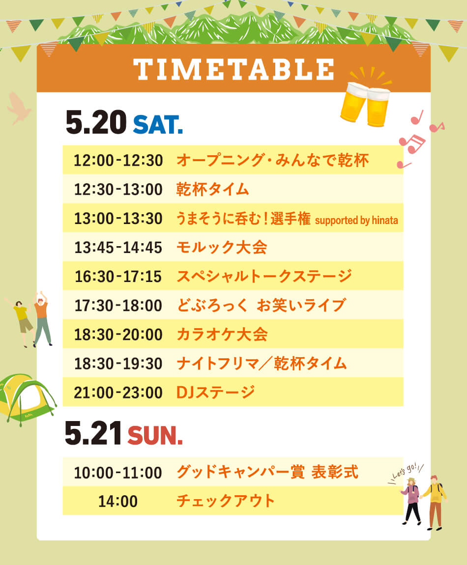 タイムテーブル